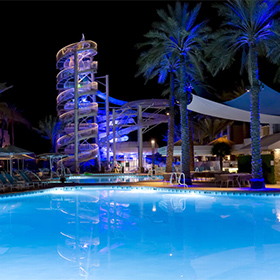 Arizona Biltmore Resort in Phoenix, Arizona a Waldorf Historia. Lighting design award for Illumination