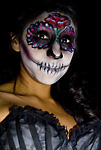 Subterraneo Cuervo Tradicional Sugar Skull Face Painting