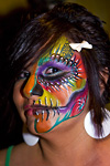 Subterraneo Cuervo Tradicional Sugar Skull Face Painting