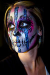 Subterraneo Cuervo Tradicional Sugar Skull Face Painting