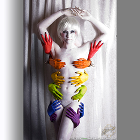 All hands of the rainbow at the alwun exotic art exhibition