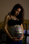 Special Bellypainting for the mother of my first grandchild