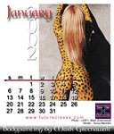 January bodypainting model Tanya Mendes