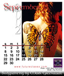 September bodypainting model Kay Kochman