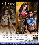 2007 bodypainting calendar for desktop