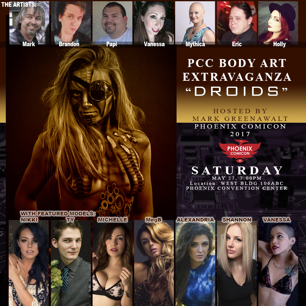 Phoenix ComiCon 2017 Bodypainting