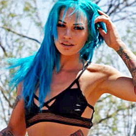 Savannah Wilson bodypaint model 2023 Phoenix Fan Fusion Bodypainting Extravaganza