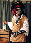 Ed painted as a pirate of the carribean