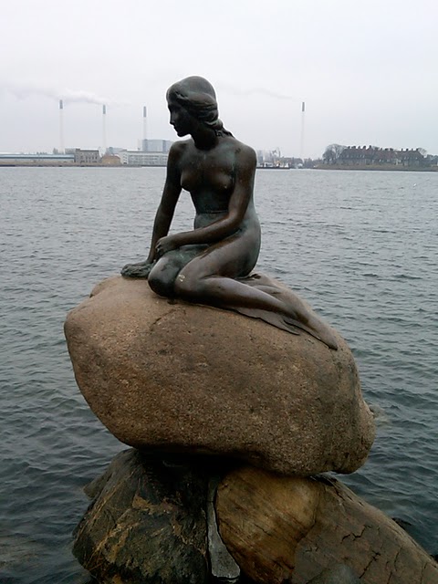 The Little Mermaid in Copenhagen Denmark