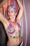 belly dancer bodypainting with Kay at Wildhorse Ranch