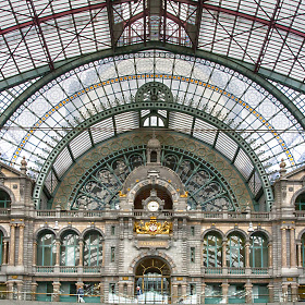 Central Station in Antwerpen, Belgium.
