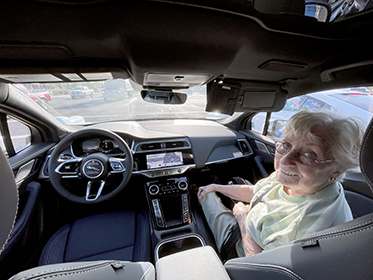My Mom Irma Greenawalt turns 88 for her first driverless Waymo ride