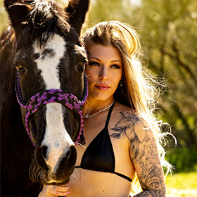 Lindsey Lockwood for a book cover Blood From A Rose